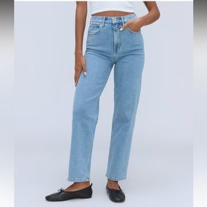 Everlane Way High Jean Size 30 Indigo Wash